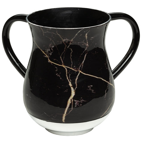 Aluminium Washing Cup 13 cm - Marble texture