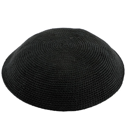 DMC Kippah 20 Cm Plain Black