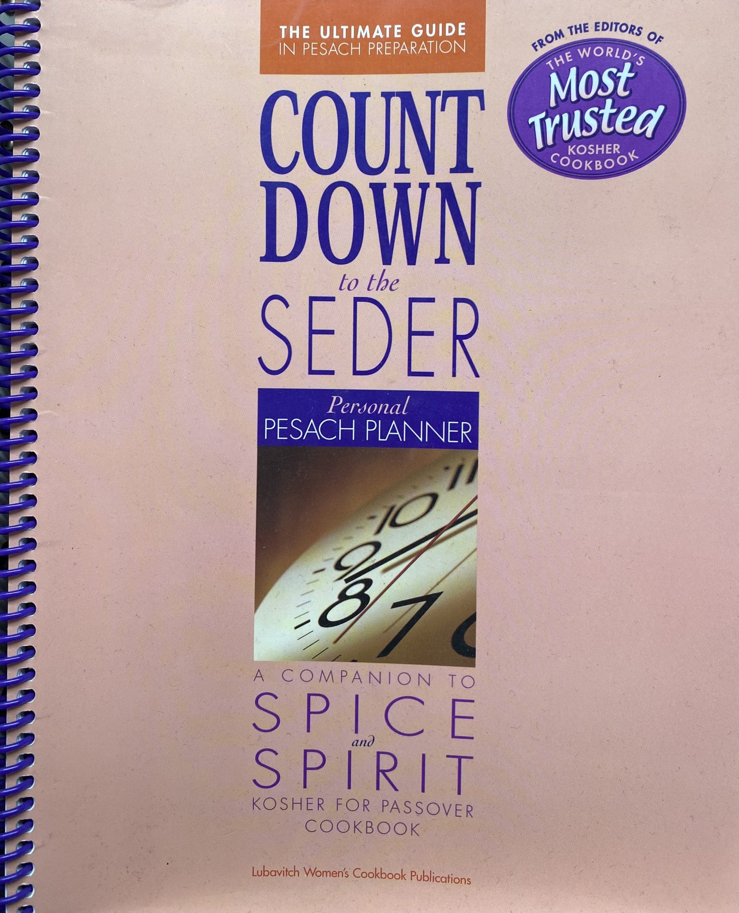 Count Down to the Seder. Personal Pesach Planner