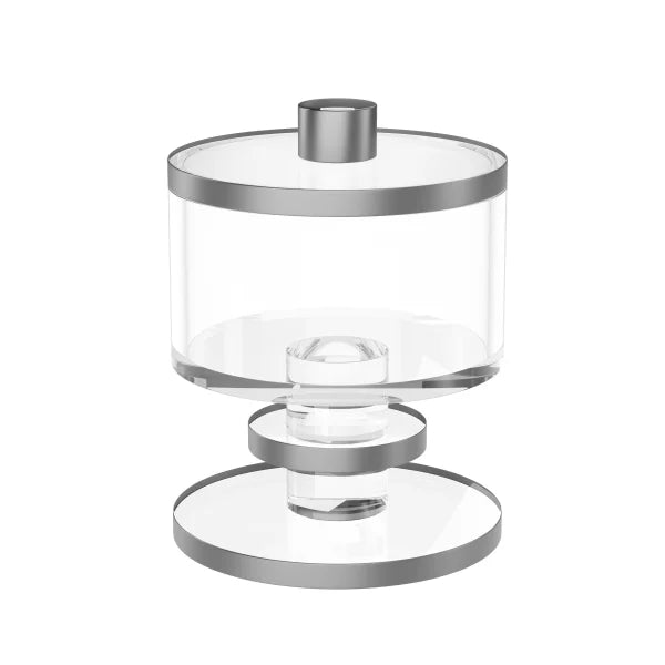 Round Salt Dish - Silver
