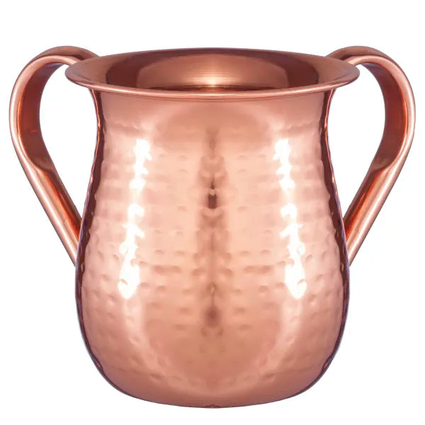 Stainless Steel Washing Cup Hammered Copper Plated