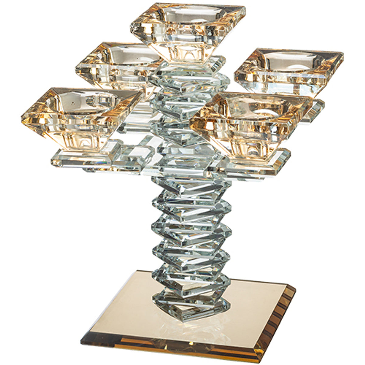 Crystal 5 Branch Candlesticks 20 cm - UK81526