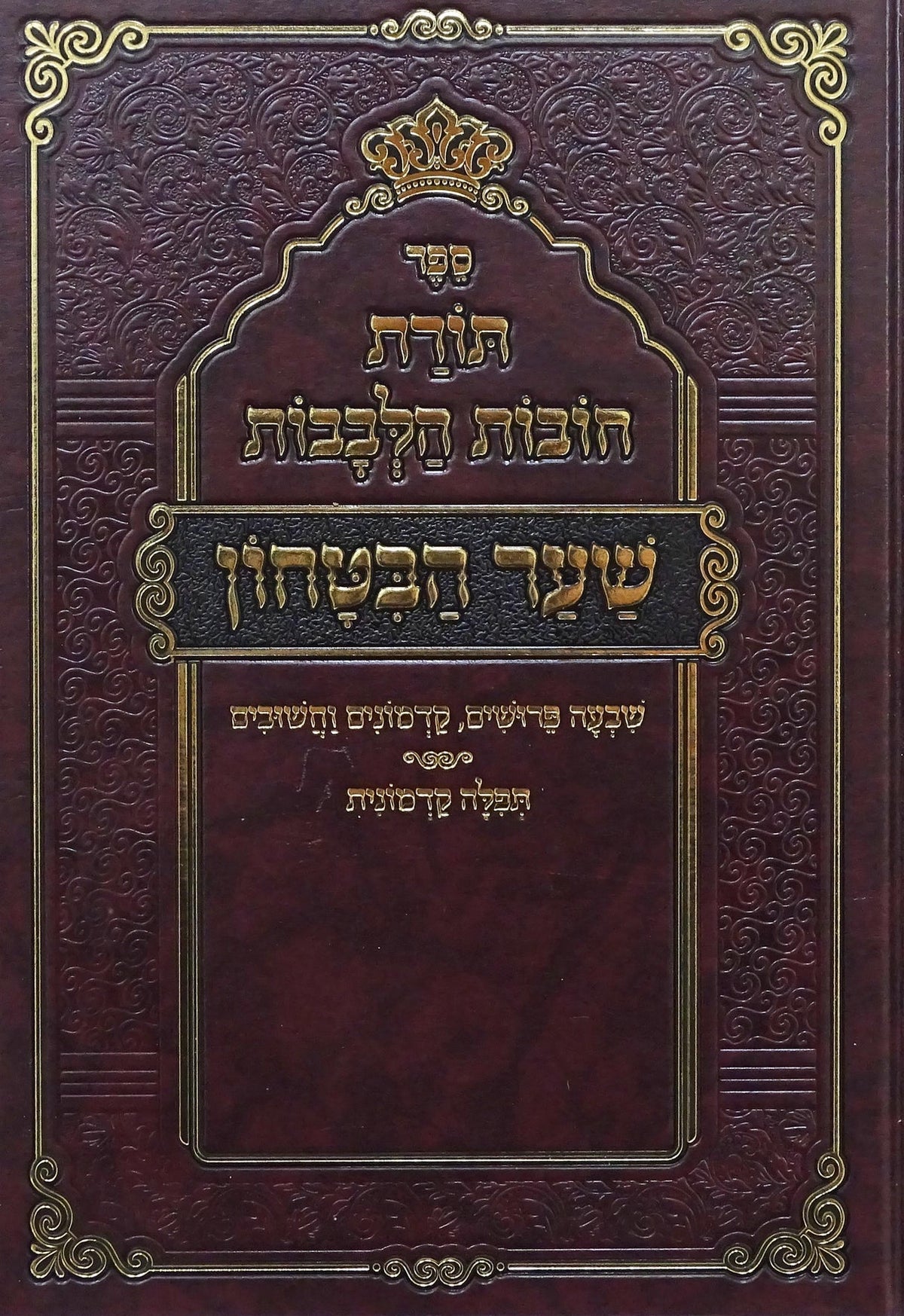 שער הבטחון — מכון אבן ישראל, מהדורה גדולה