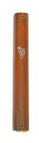 ROUND MEZUZAH CASE - DARK BROWN