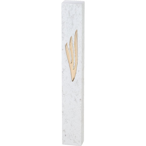 Polymer "Concrete" Mezuzah 20 cm, Stone - Like - Gold