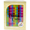 45pk. Two Tone Chanukah Candles