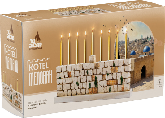 Resin Menorah - Kotel
