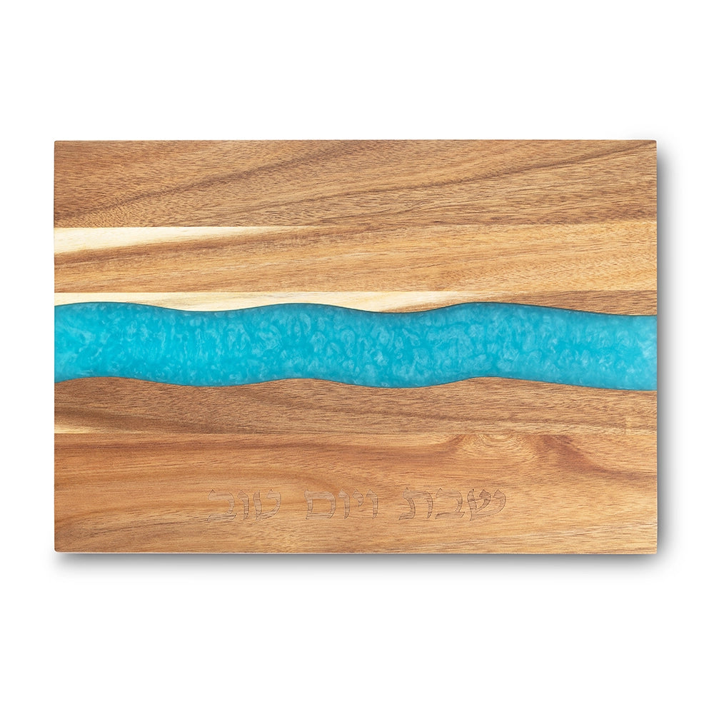 Challah Tray with Epoxy 41x28 cm
