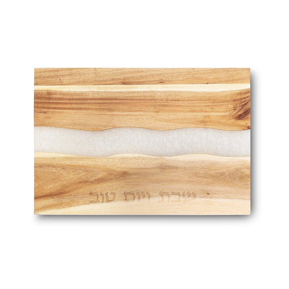 Challah Tray with Epoxy 41x28 cm