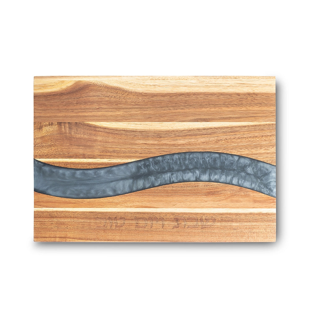 Challah Tray with Epoxy 41x28 cm