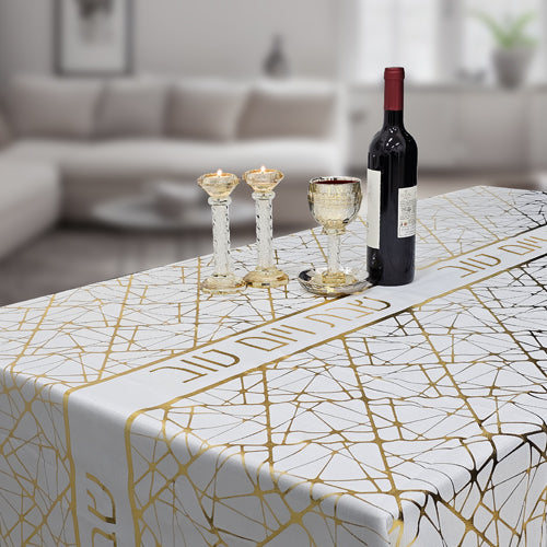Elegant Tablecloth 140*280 cm - Gold Printing