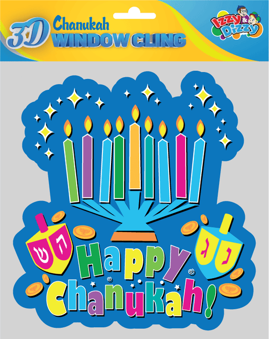 Chanukah Window CLING