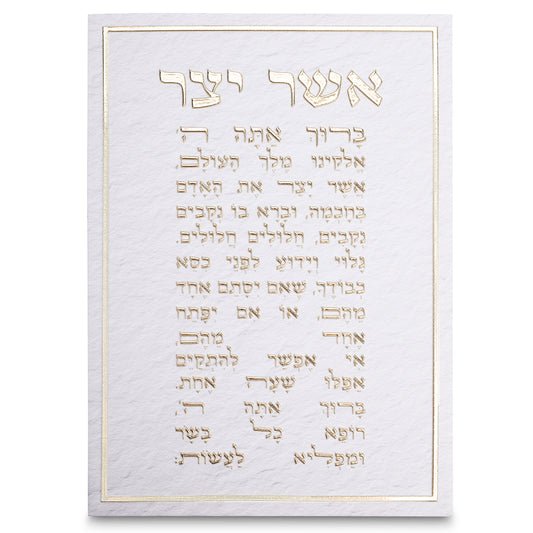 asher yatzar canvas