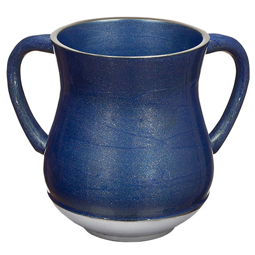 Aluminium Washing Cup 13 Cm With Glitter - Blue