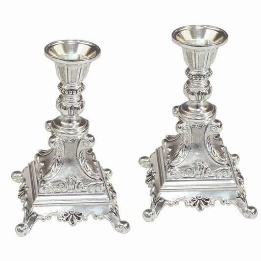 Candle Stick Silver Plated 6"H