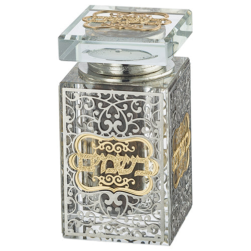 Crystal Besamim Holder 8*6 cm with Plaque- Ornaments