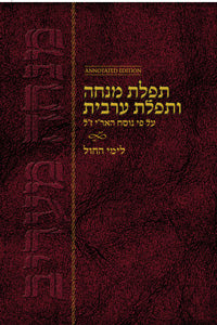 Mincha Maariv Hebrew (English Instructions) Annotated