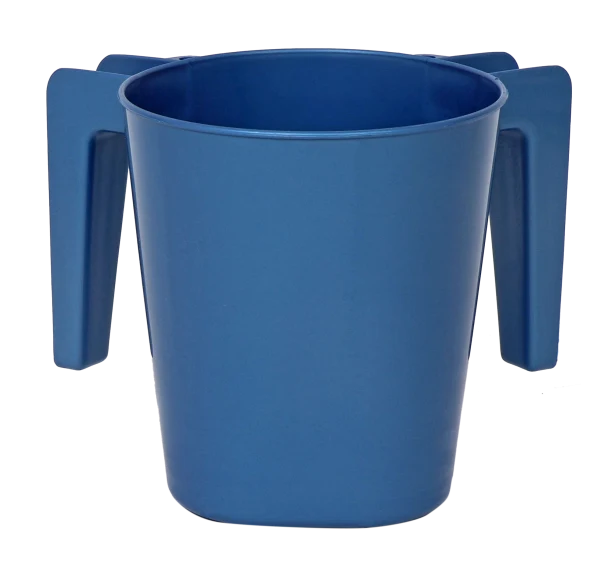 Plastic Washing Cup Metallic Blue