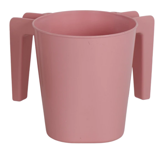 Plastic Washing Cup Pastel Pink