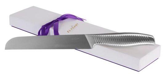 Swivel Striped Handle Knife Stainless Steel Non Serrated