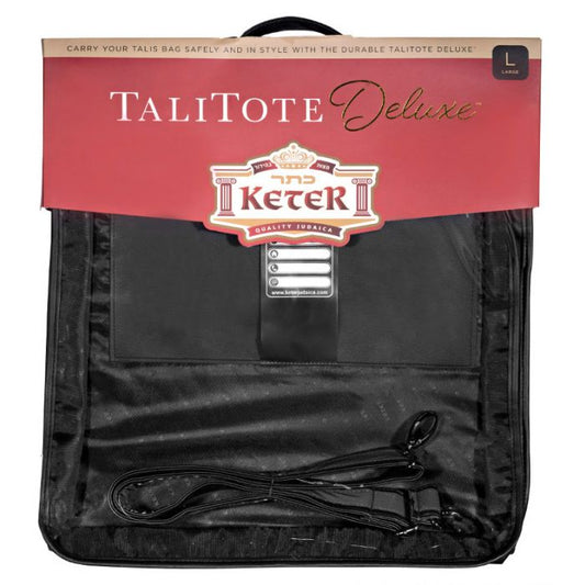 Tallis Tote Deluxe- Clear Front. XL