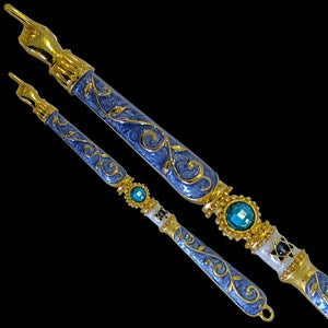 Torah Pointer (Yad), jeweled,8