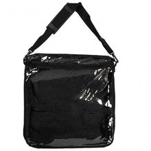 Travel Tefilin Bag Holder with Strap - Black/Clear