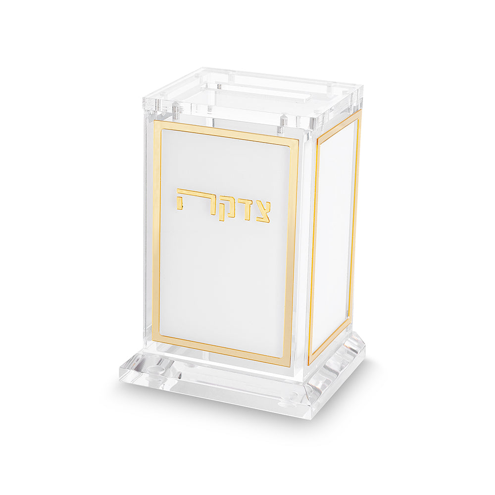 Acrylic Tzedakah Box - 11.5 cm