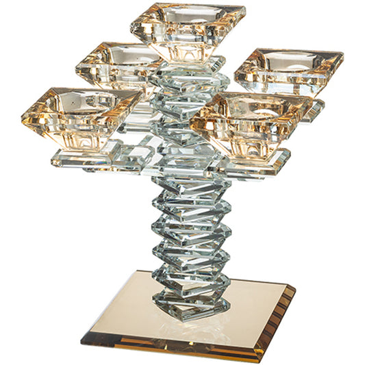 Crystal 5 Branch Candlesticks 20 cm - UK81526