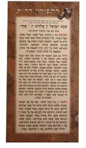 Laminated Rabbeinu Tam  Card