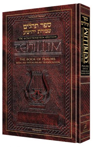 The Schottenstein Edition Interlinear Tehillim / Psalms- Pocket Size (Hard Cover)-0