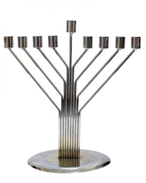 Rambam Style Menorah- Metal String-0