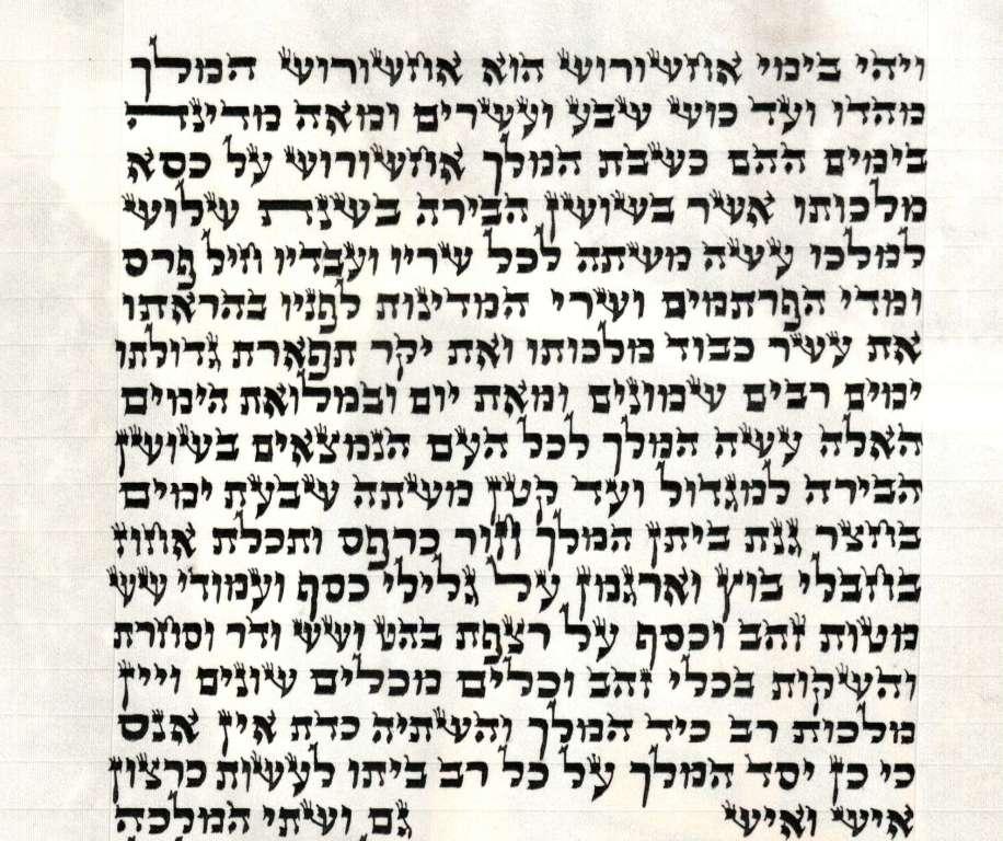 Megillah Scroll-ADHZ Chabad 18.5 Inch – Merkaz Stam