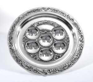 Silver Plated Seder Plate-12"-0