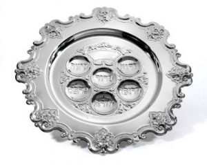 Silver Plated Seder Plate-15"-0